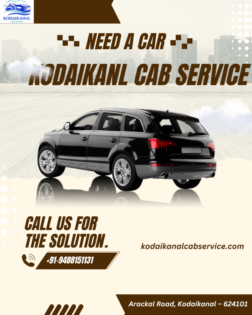 Best Car Hire in Kodaikanal